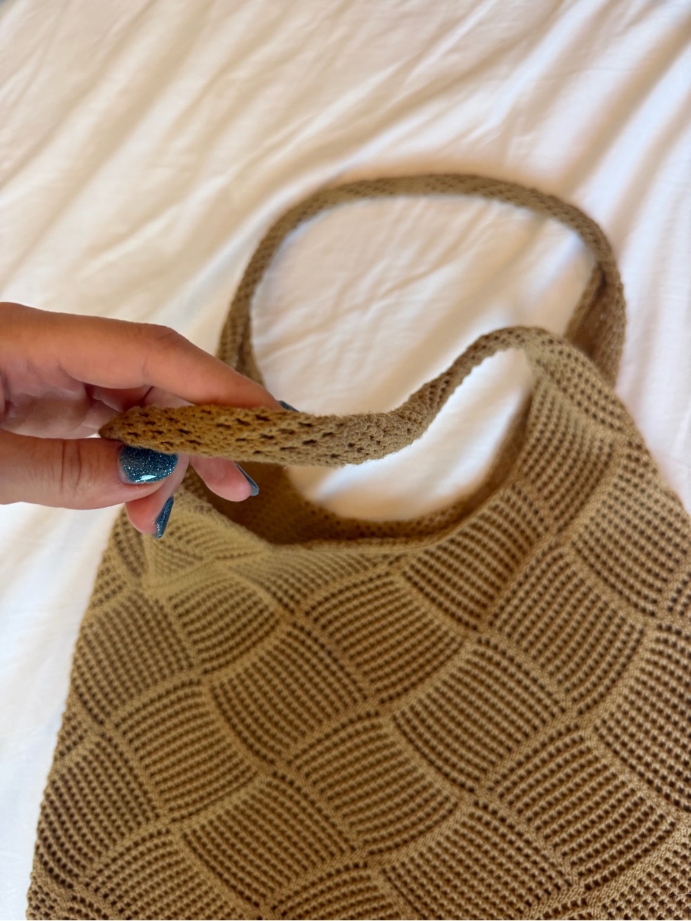 Amazon Woven Tote Bag in Brown - Picture 2 of 3